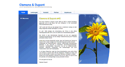 Desktop Screenshot of clemens-dupont.com